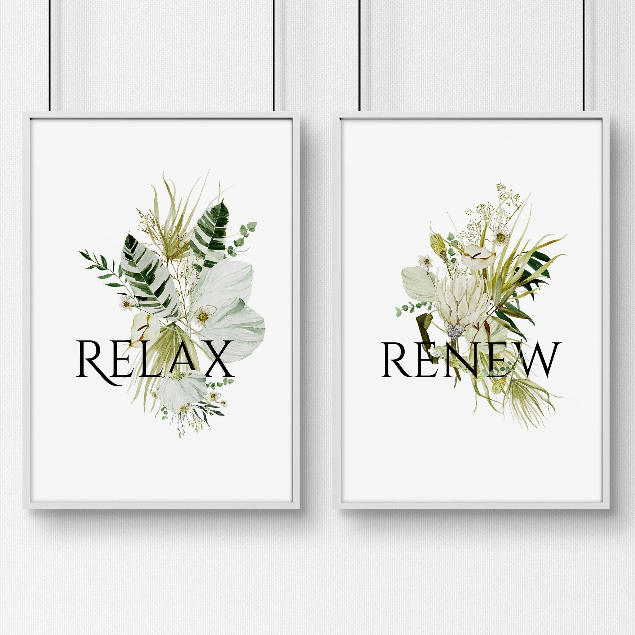 Framed bathroom wall art | Set of 2 unique wall art - Image 7