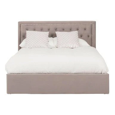 Hannah Grey Ottoman King Bed - Image 9