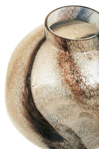 Heba Brushstroke Design Large Glass Vase - Image 4