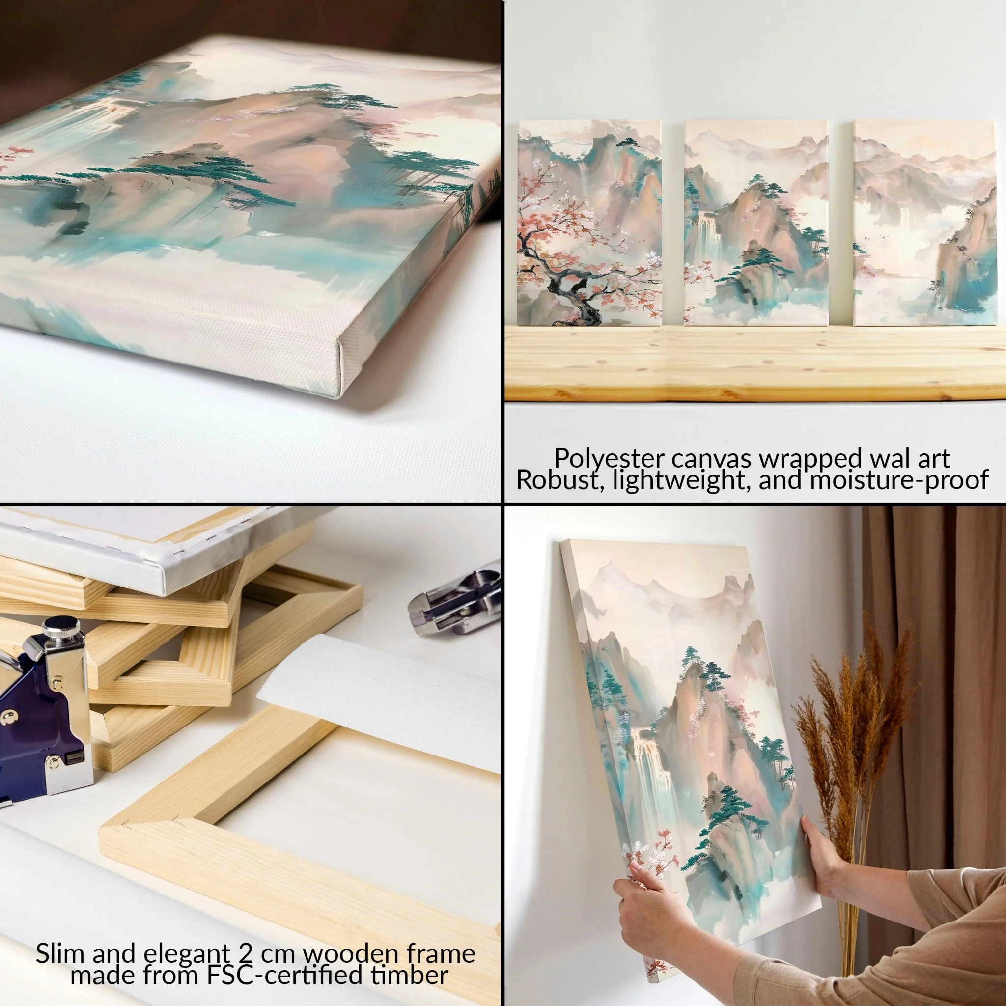 Home Office Art Wall | Set of 3 wall art prints - Image 13