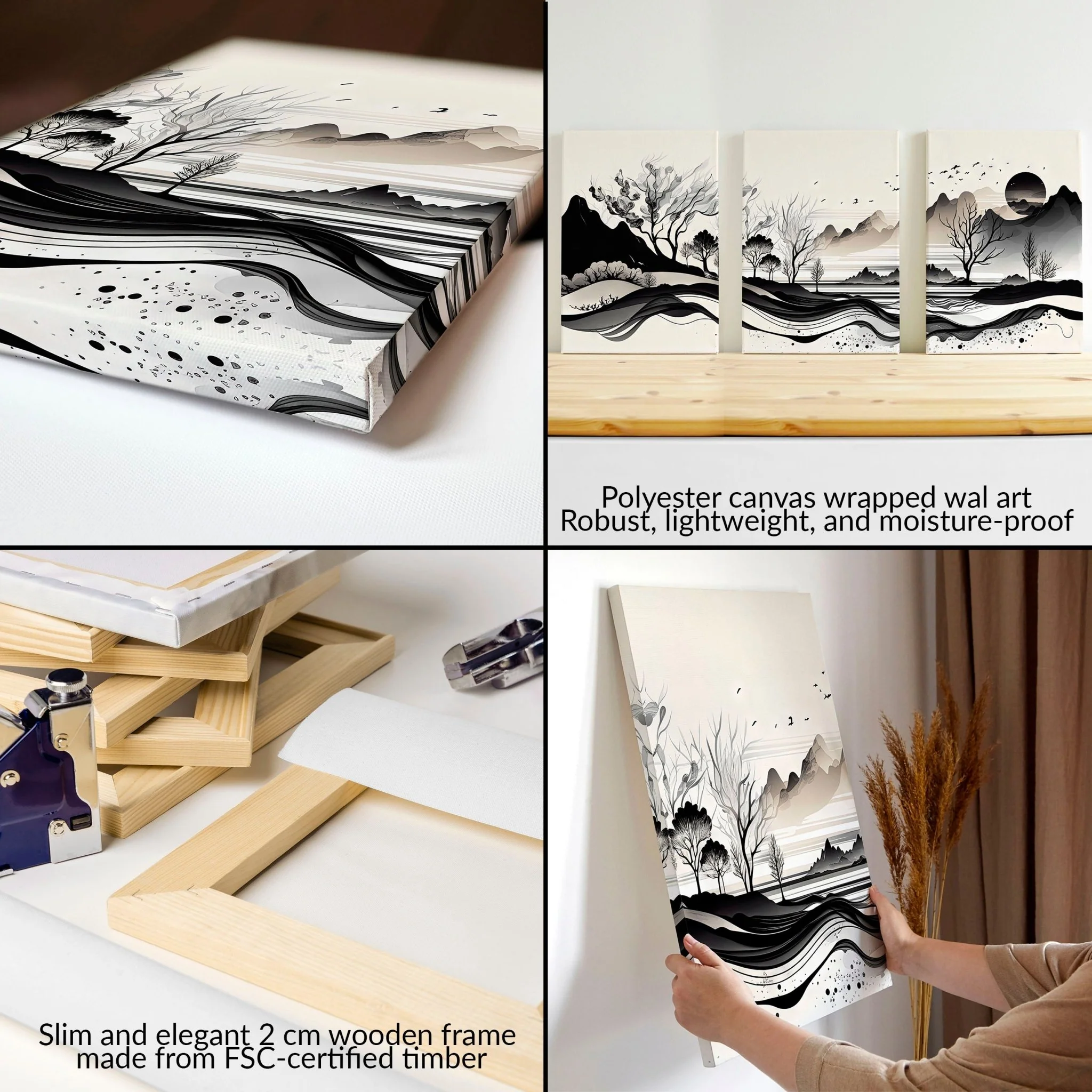 Home Office Wall Accessories | Set of 3 wall art prints - Image 10