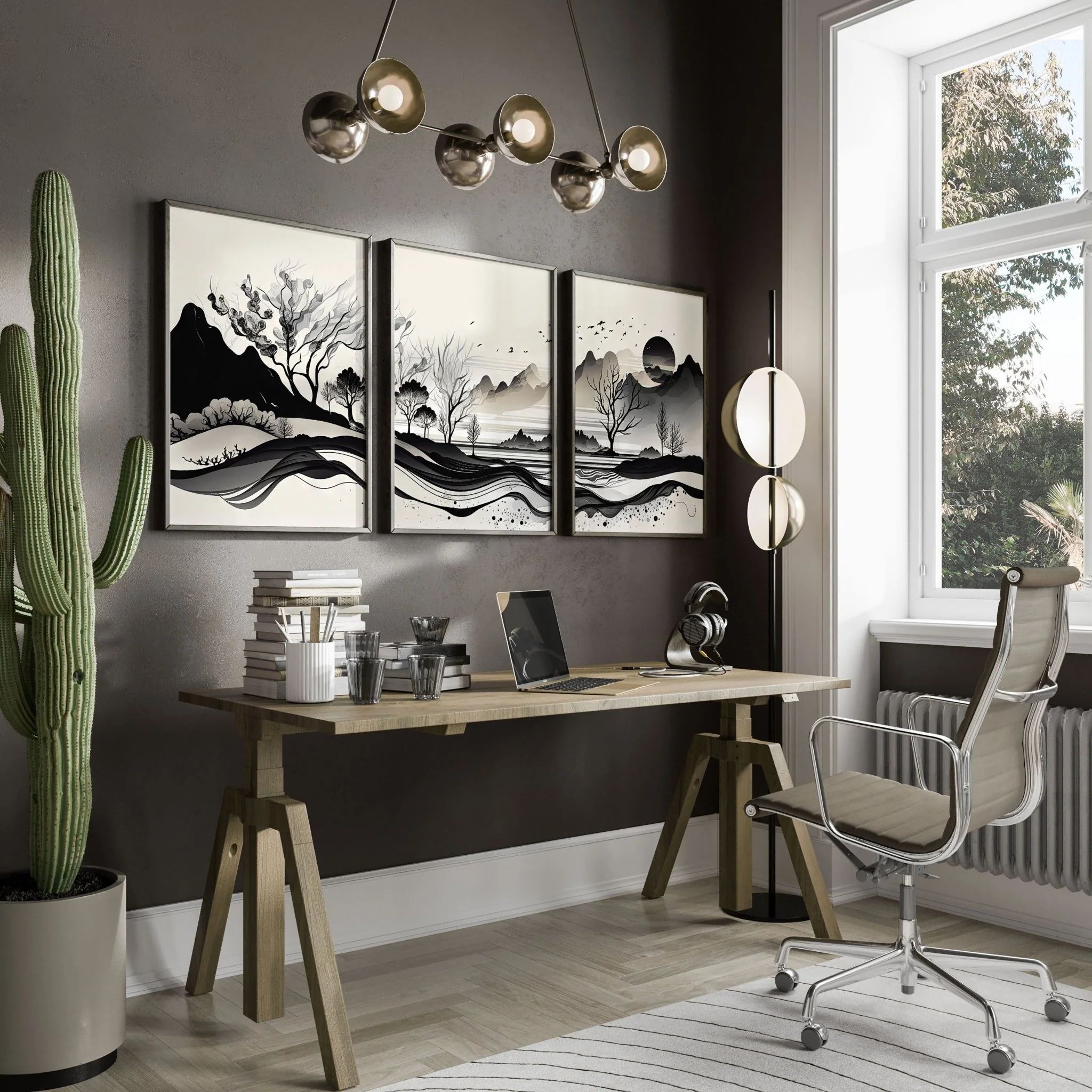 Home Office Wall Accessories | Set of 3 wall art prints - Image 8
