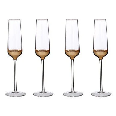 Horizon Set of Four Champagne Glasses - Image 6