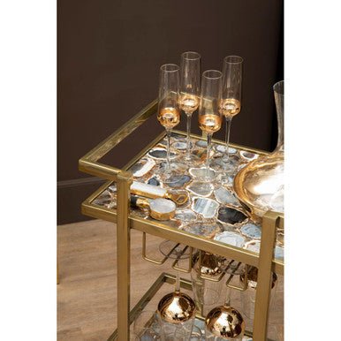 Horizon Set of Four Champagne Glasses - Image 8