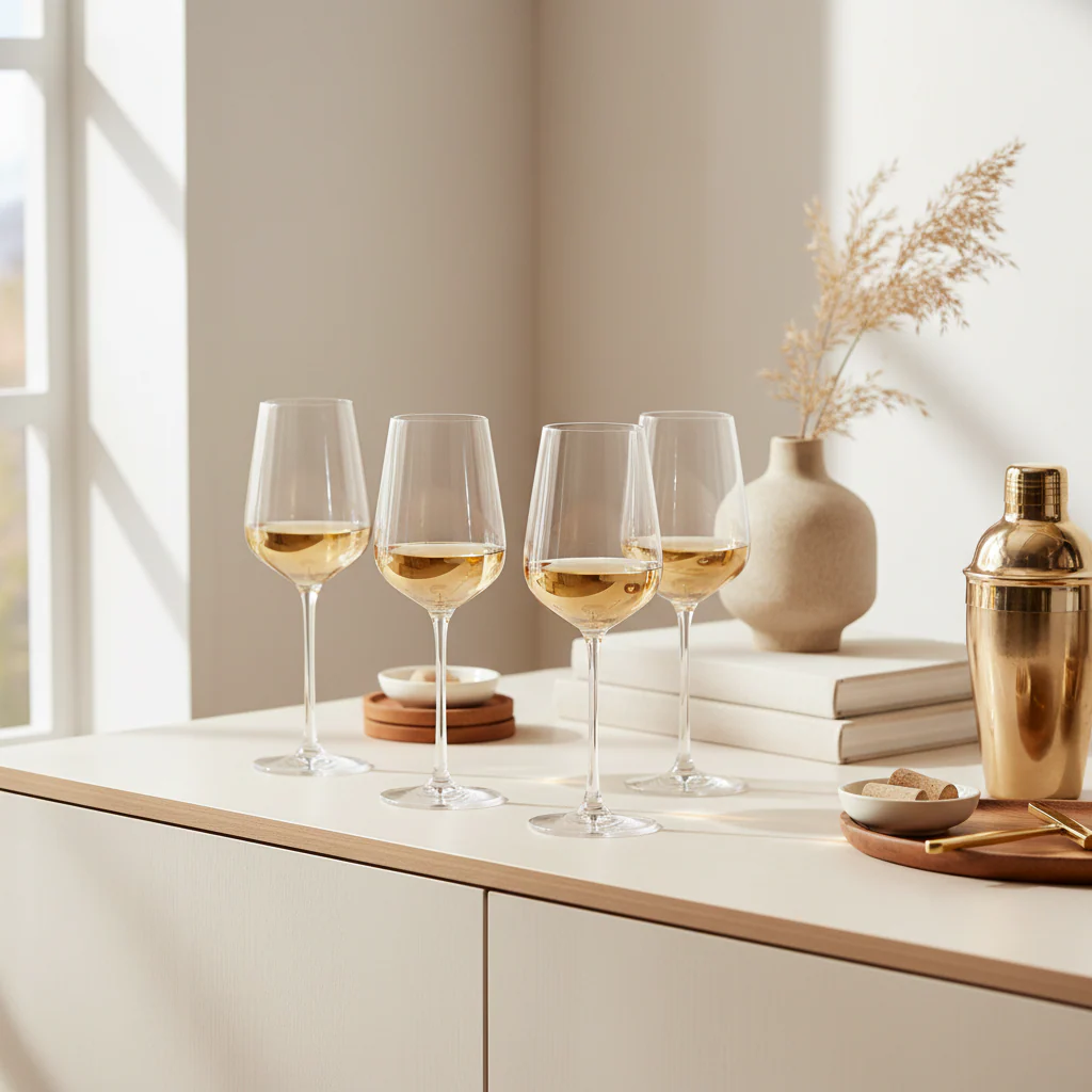 Horizon Set of Four Wine Glasses. - Image 3