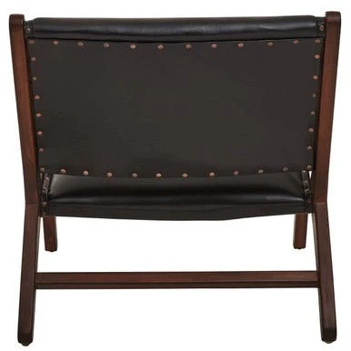 Inca Genuine Black Cow Leather Chair - Image 7