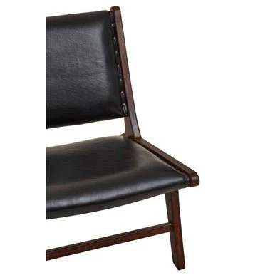 Inca Genuine Black Cow Leather Chair - Image 8