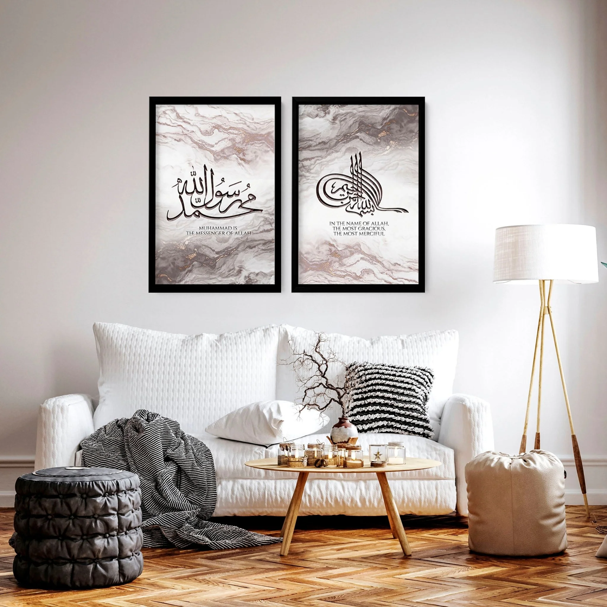 Islam wedding gift | Set of 2 wall art prints - Image 5