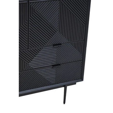 Jakara Black Finish Wooden Cabinet - Image 10