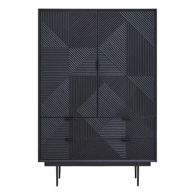 Jakara Black Finish Wooden Cabinet - Image 13