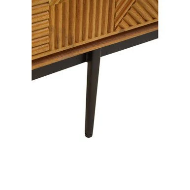 Jakara Natural Finish Wooden Media Unit - Image 12