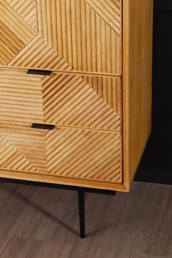 Jakara Natural Wooden Cabinet - Image 11