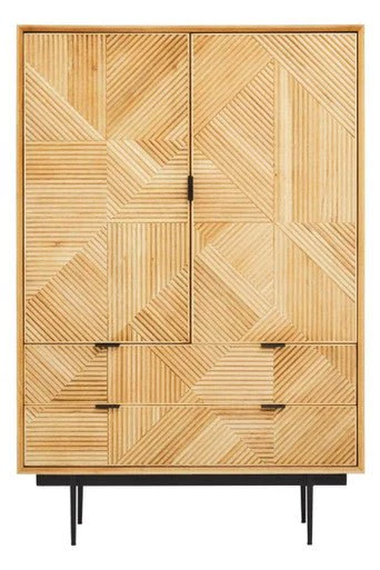 Jakara Natural Wooden Cabinet - Image 6
