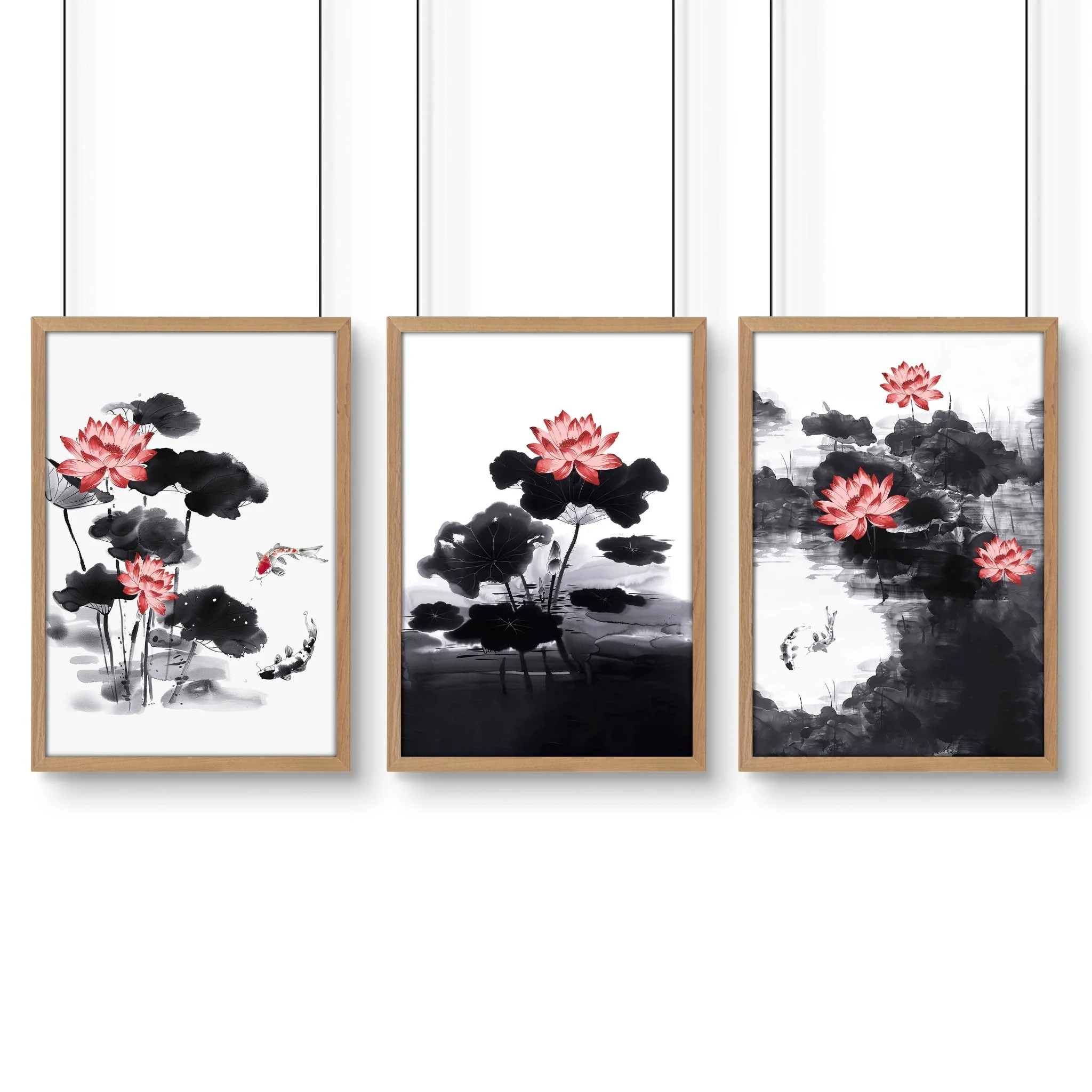 Japandi Decor | Set of 3 Asian Inspired Wall art Prints - Image 12