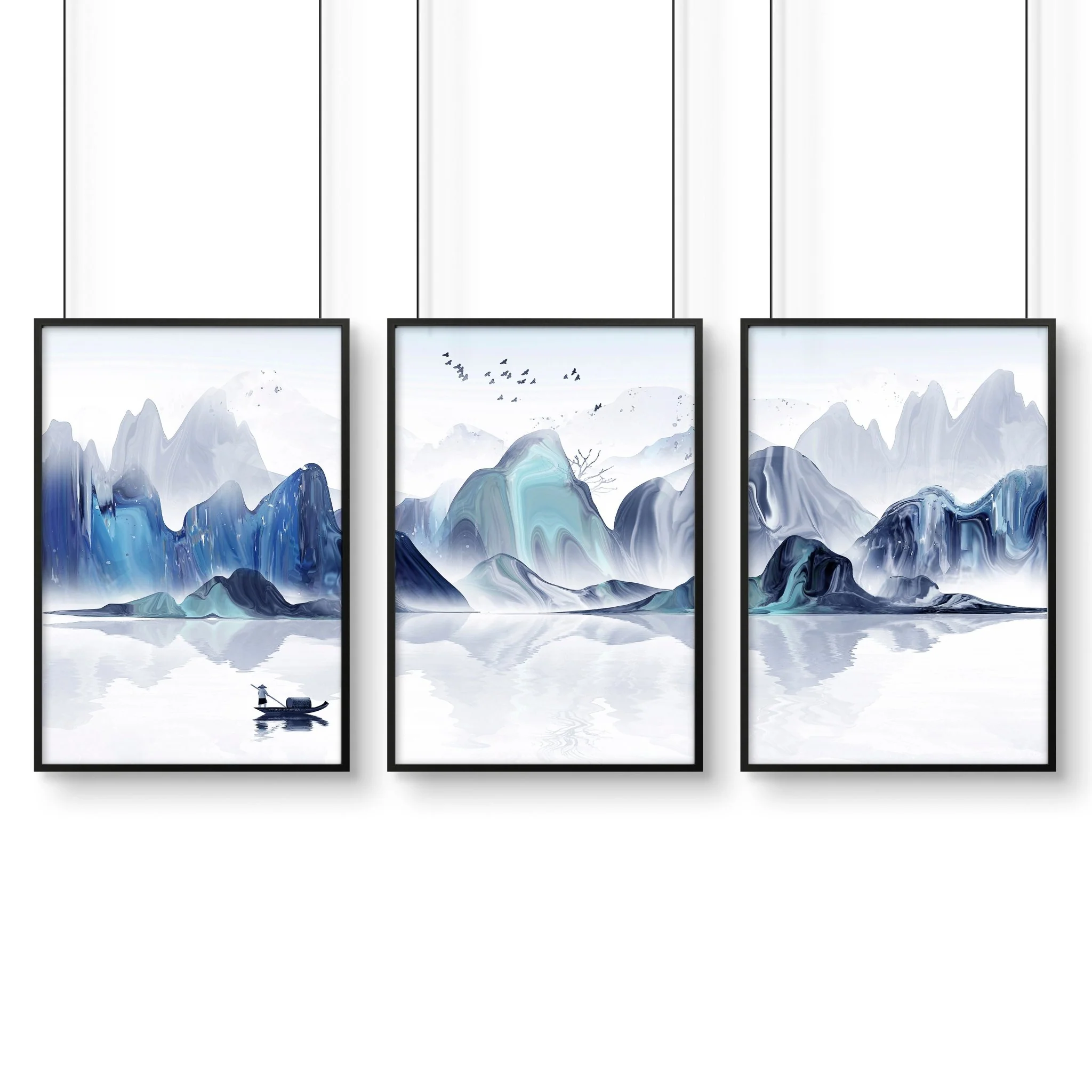 Japanese wall decor | set of 3 Bedroom wall prints - Image 10