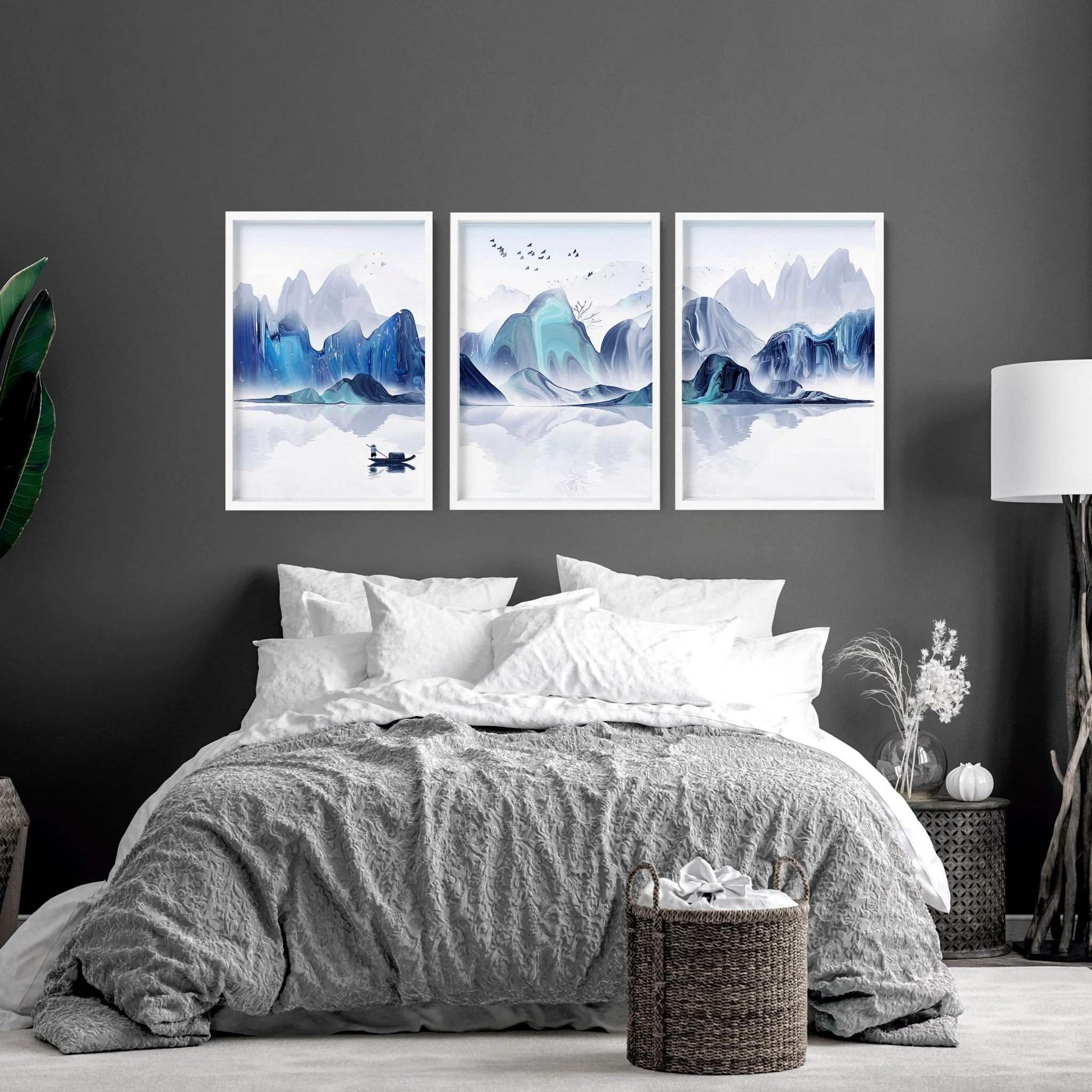 Japanese wall decor | set of 3 Bedroom wall prints - Image 3