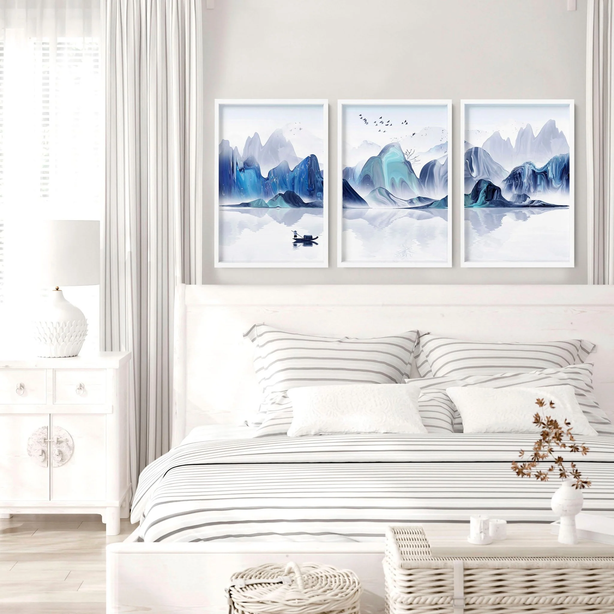 Japanese wall decor | set of 3 Bedroom wall prints - Image 4