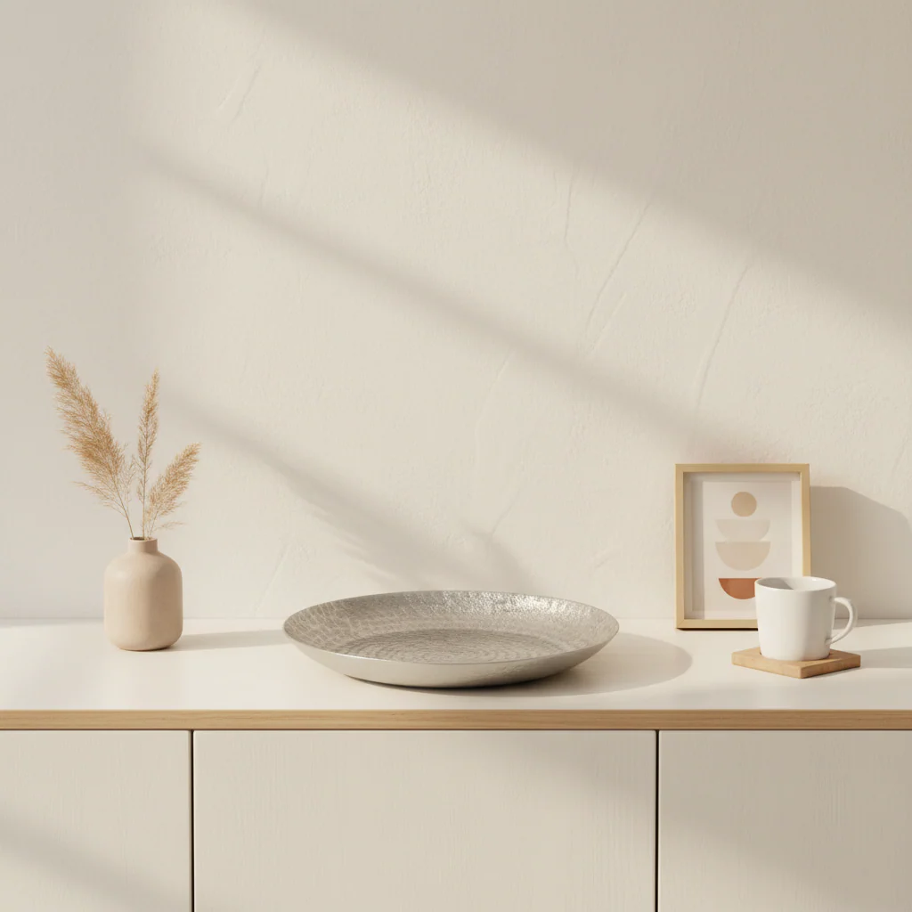 Kensington Townhouse Safia Silver Finish Plate - Image 3