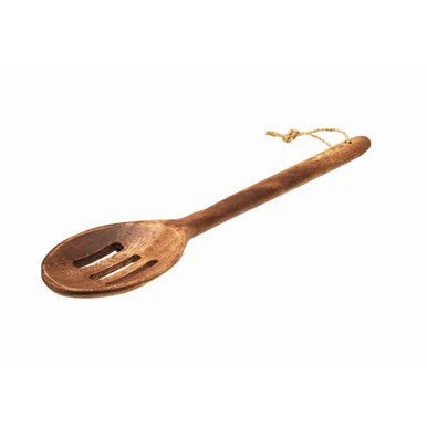 Kora Acacia Wood Slotted Spoon - Image 11