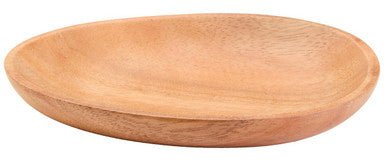 Kora Acacia Wood Small Oval Plate - Image 9