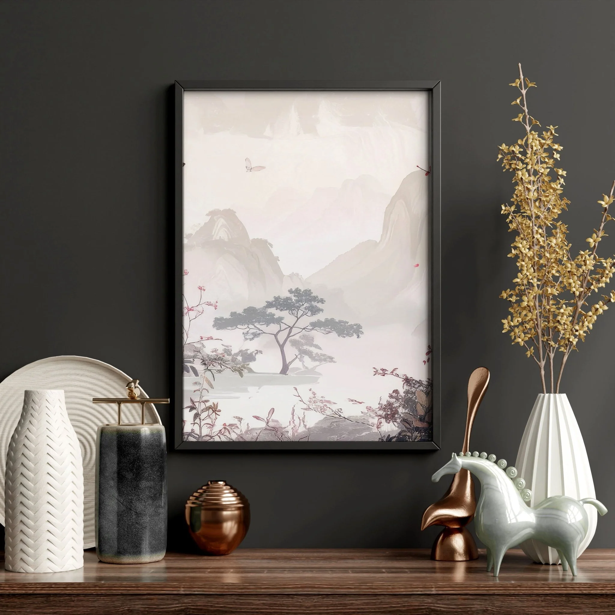 Large Artwork For Walls | Set of 3 Chinoiserie Wall art Prints - Image 12