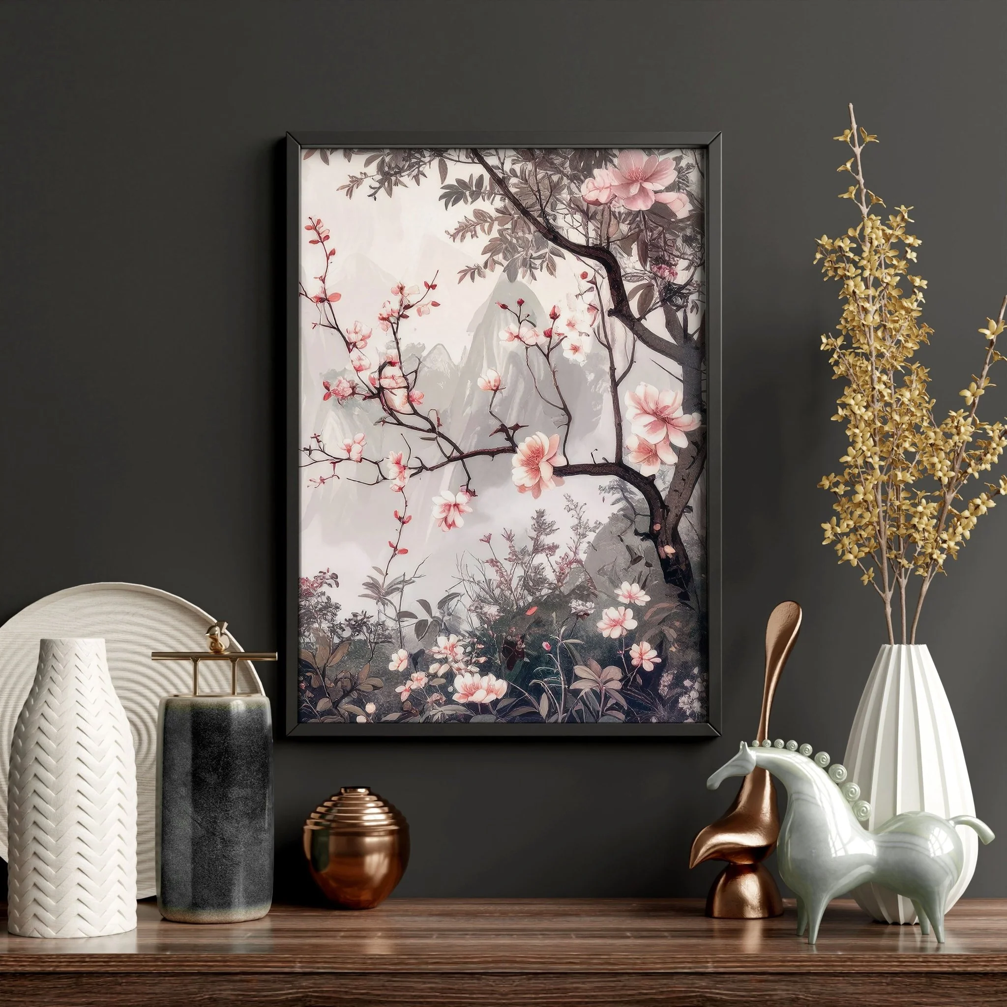 Large Artwork For Walls | Set of 3 Chinoiserie Wall art Prints - Image 13