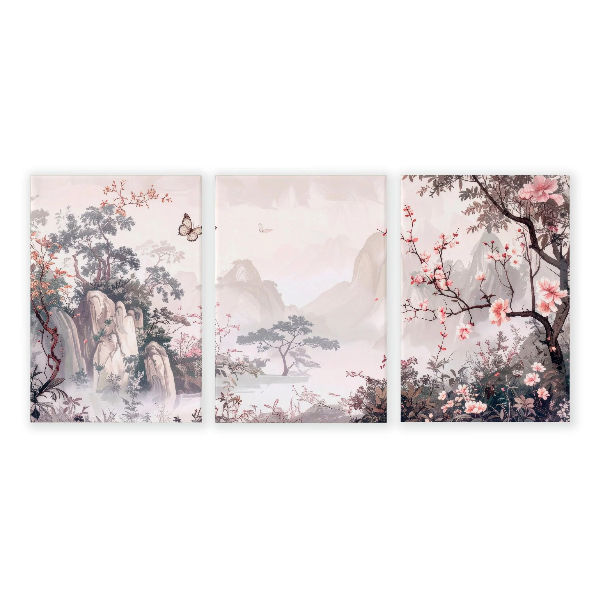 Large Artwork For Walls | Set of 3 Chinoiserie Wall art Prints - Image 17