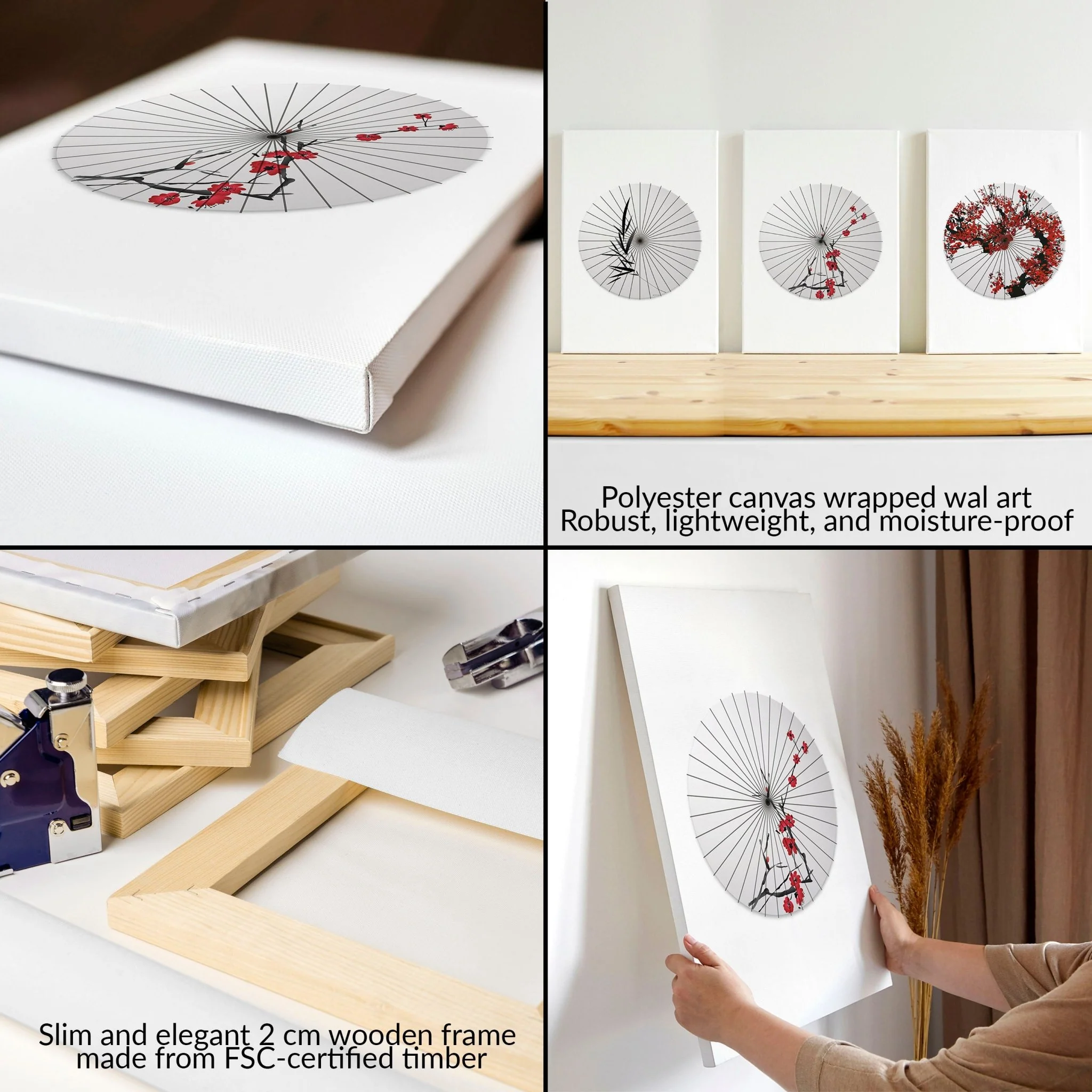 Large Wall Paintings For Living Room | Set of 3 wall art prints - Image 10