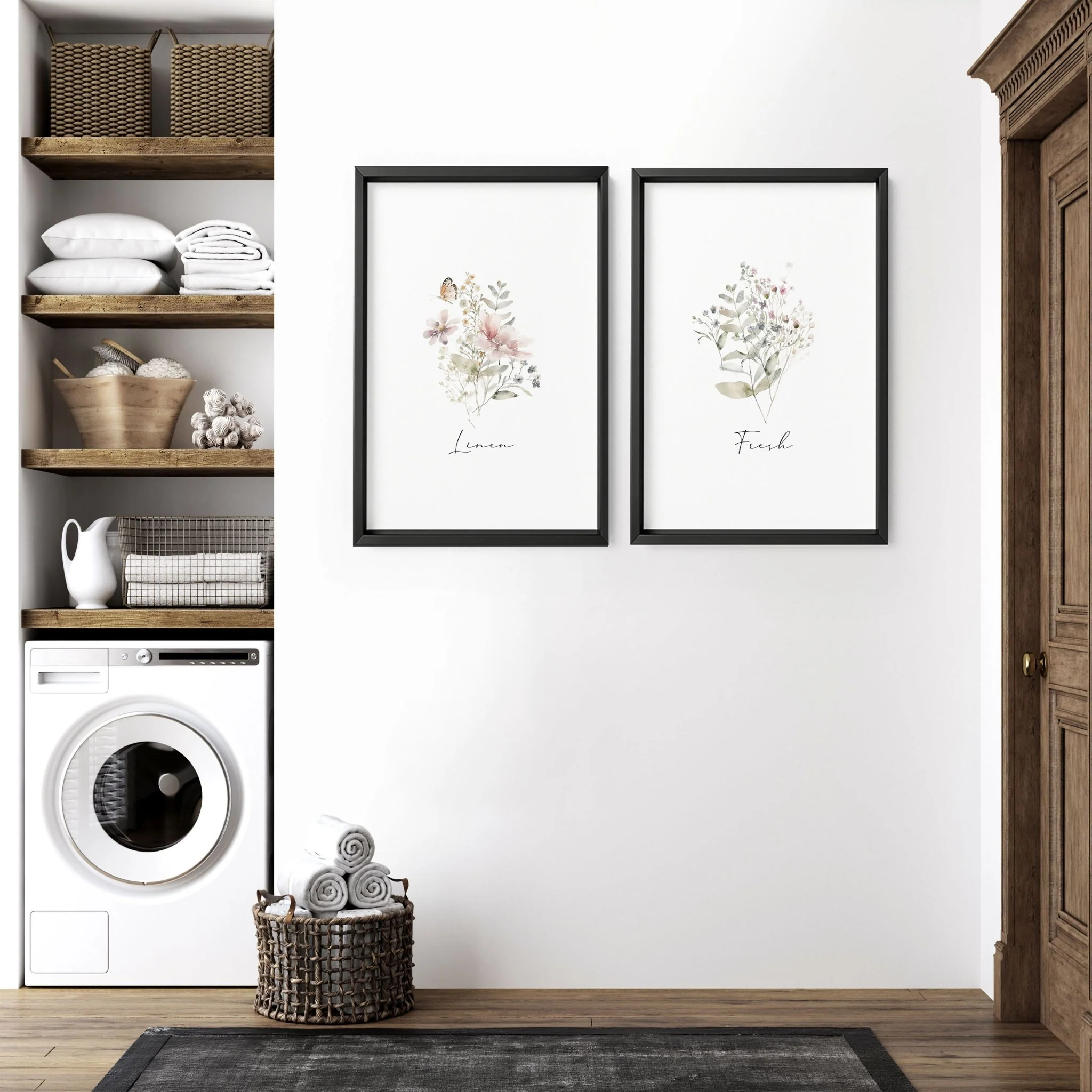 Laundry Room Posters | Set of 2 wall art prints - Image 3