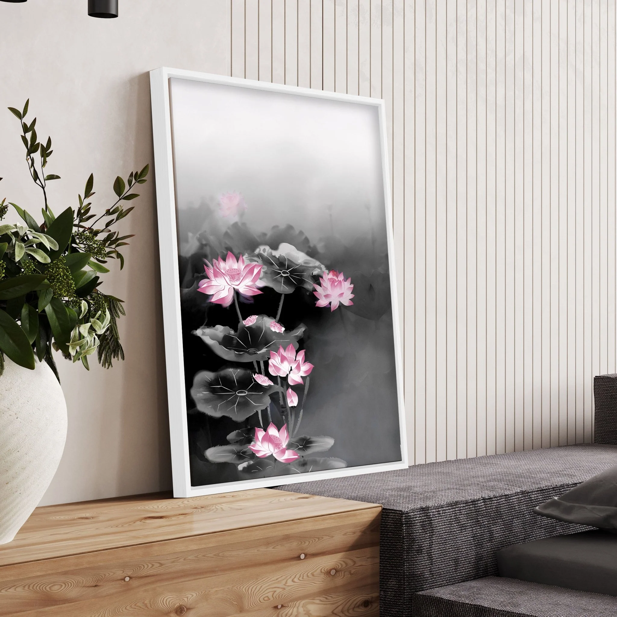 Living Room Canvas Art | Set of 3 Asian Inspired Wall art Prints - Image 12