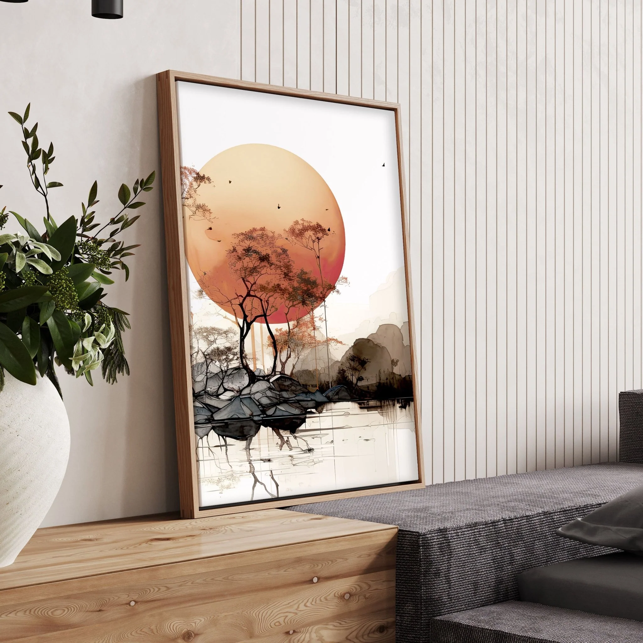Living Room Wall Decor | Set of 3 Asian Inspired Wall art Prints - Image 16