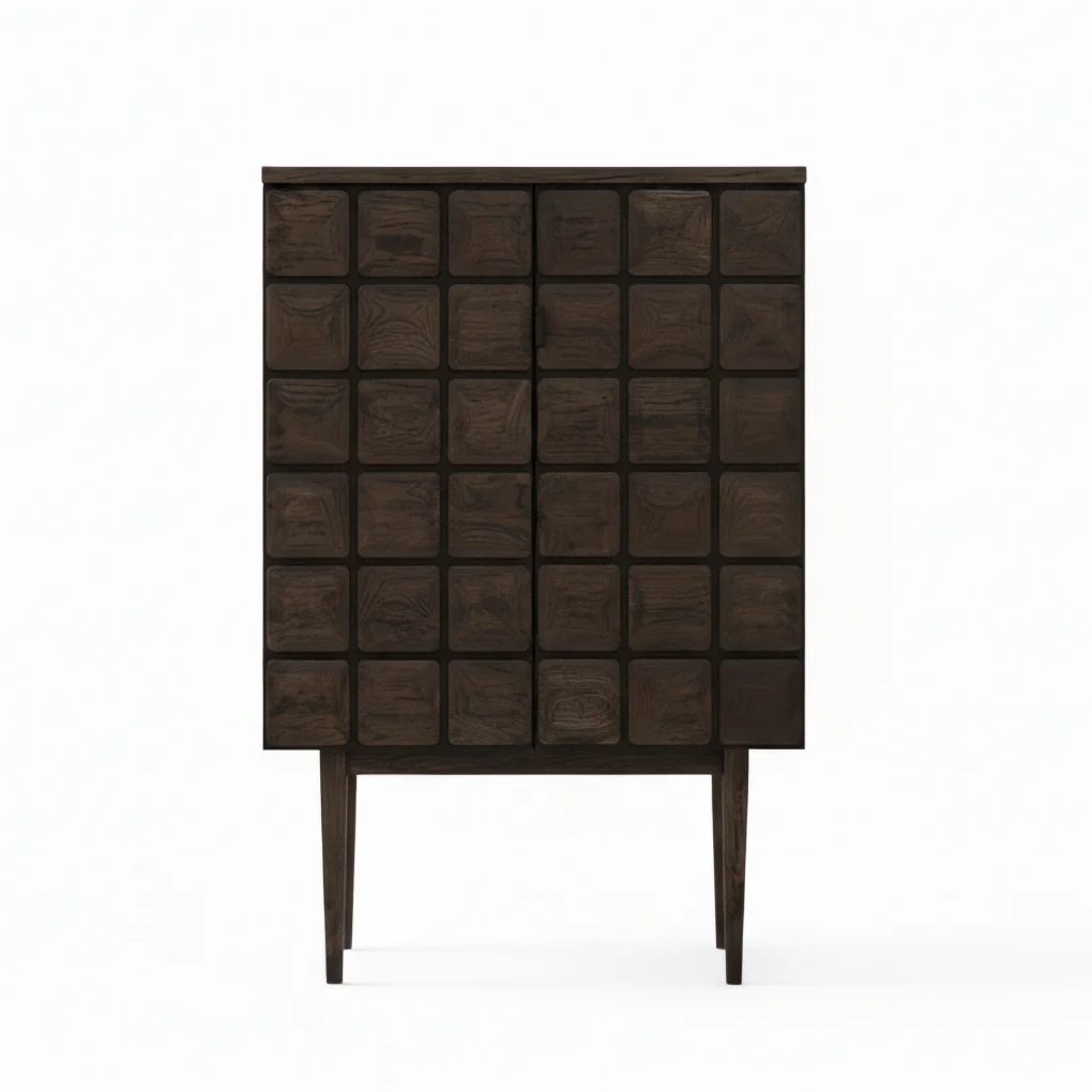 Lucca Recycled Dark Oak Cabinet