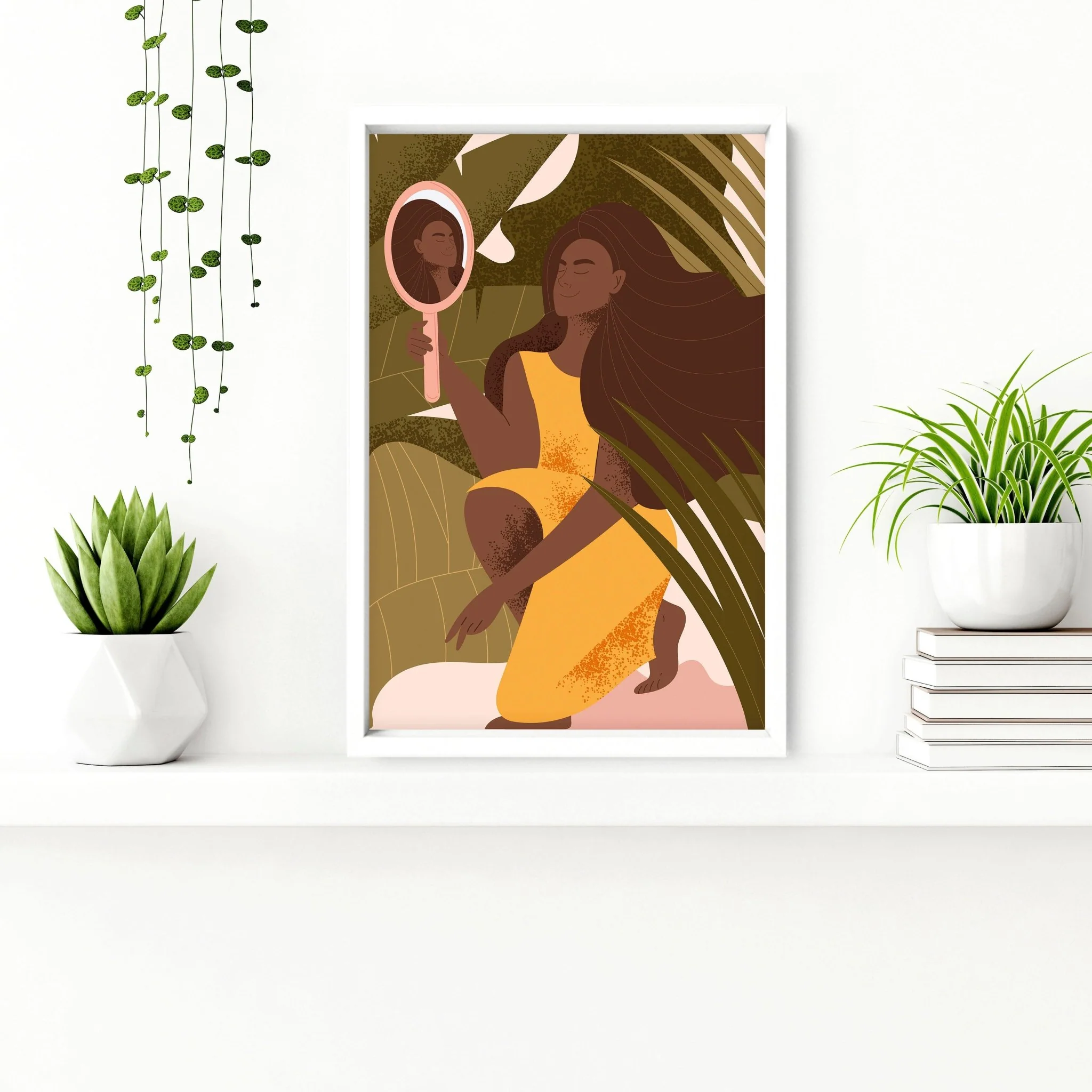 Bathroom wall decor | set of 2 Boho wall art prints - Image 4