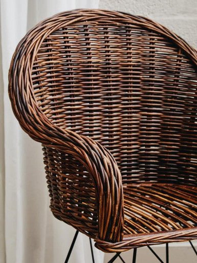 Manado Natural Croco Rattan Chair - Image 12
