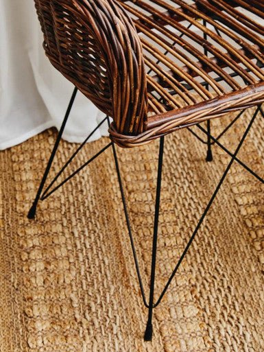 Manado Natural Croco Rattan Chair - Image 13