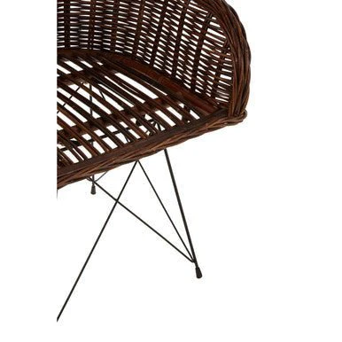 Manado Natural Croco Rattan Chair - Image 15