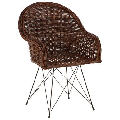 Manado Natural Croco Rattan Chair - Image 7