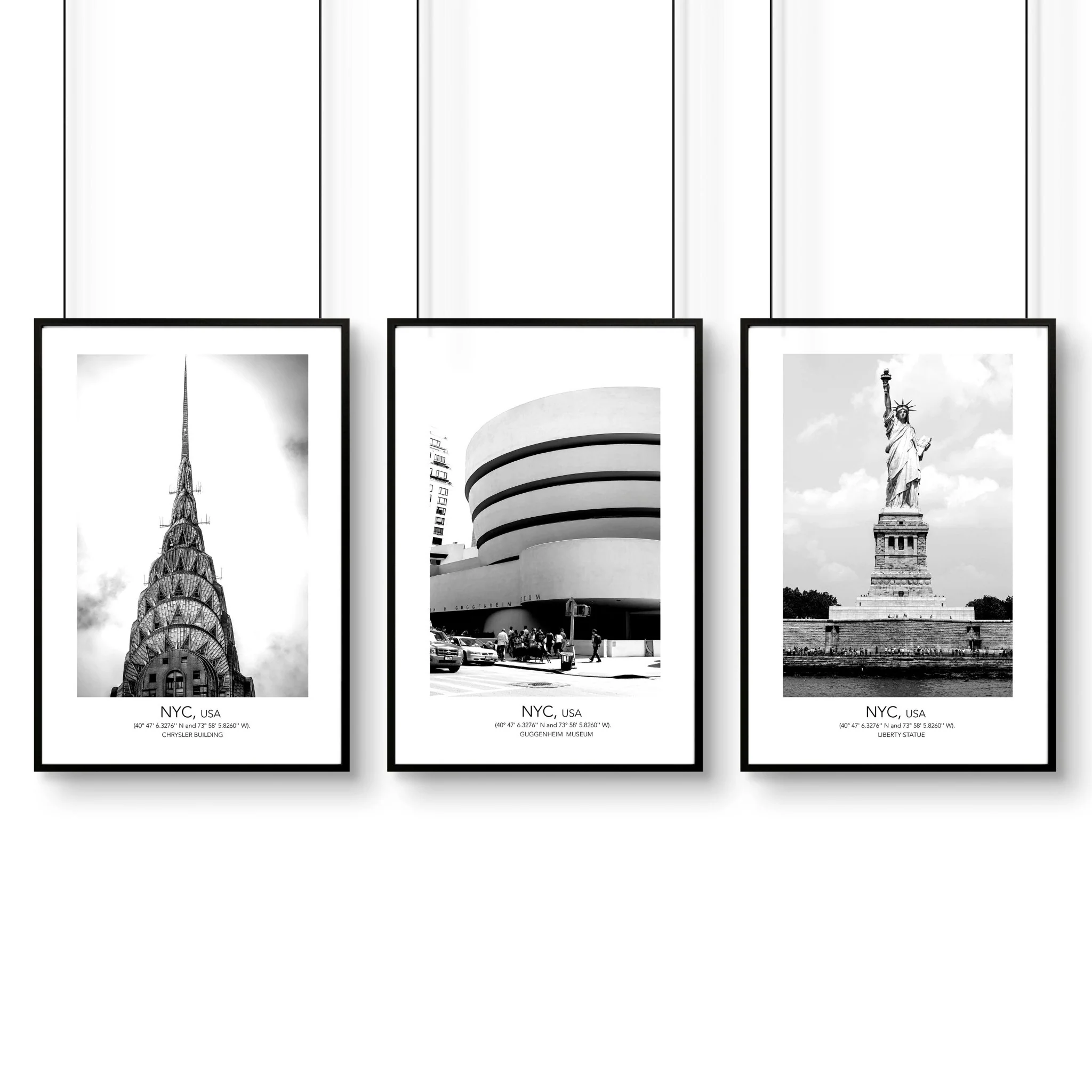 Black and White Photos for Wall | Manhattan Set of 3 - Image 7