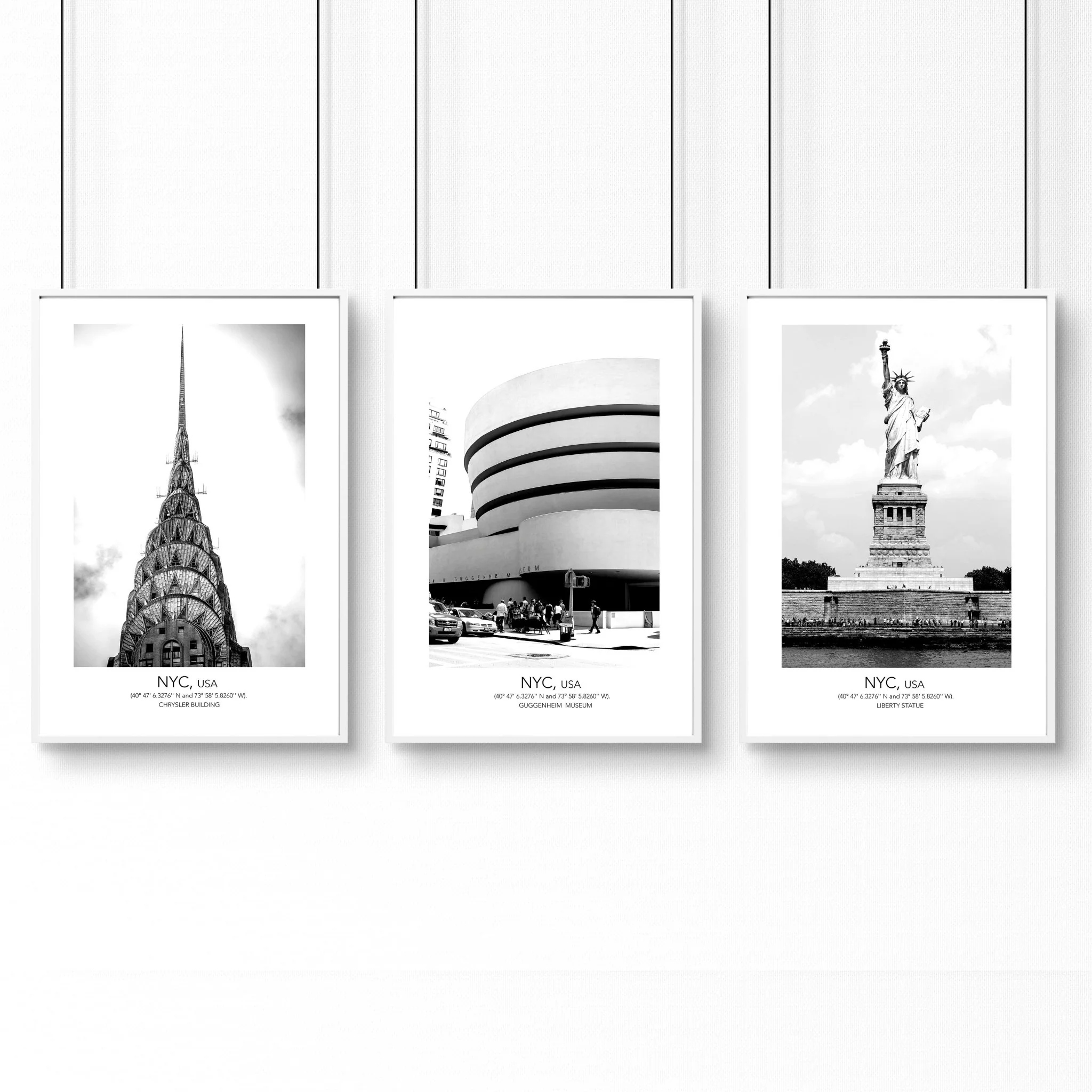 Black and White Photos for Wall | Manhattan Set of 3 - Image 8