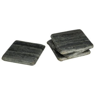 Marmore Set of 4 Grey Marble Square Coasters - Image 5