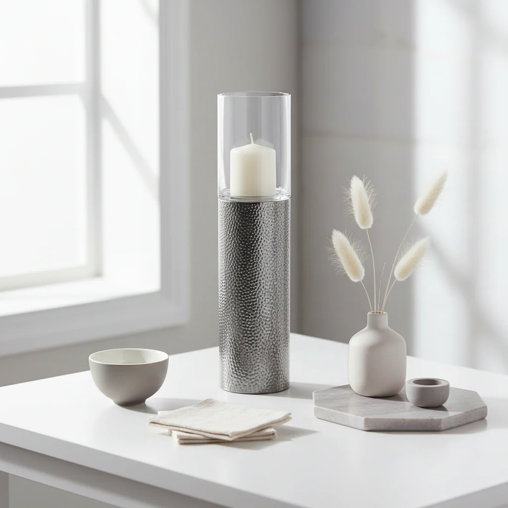 Martele Large Pillar Candle Holder - Image 4