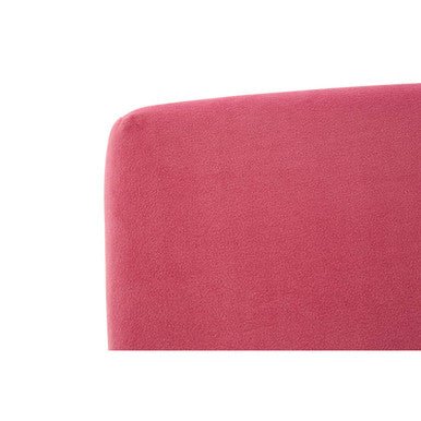 Mia Pink Velvet Kids Ottoman - Image 10
