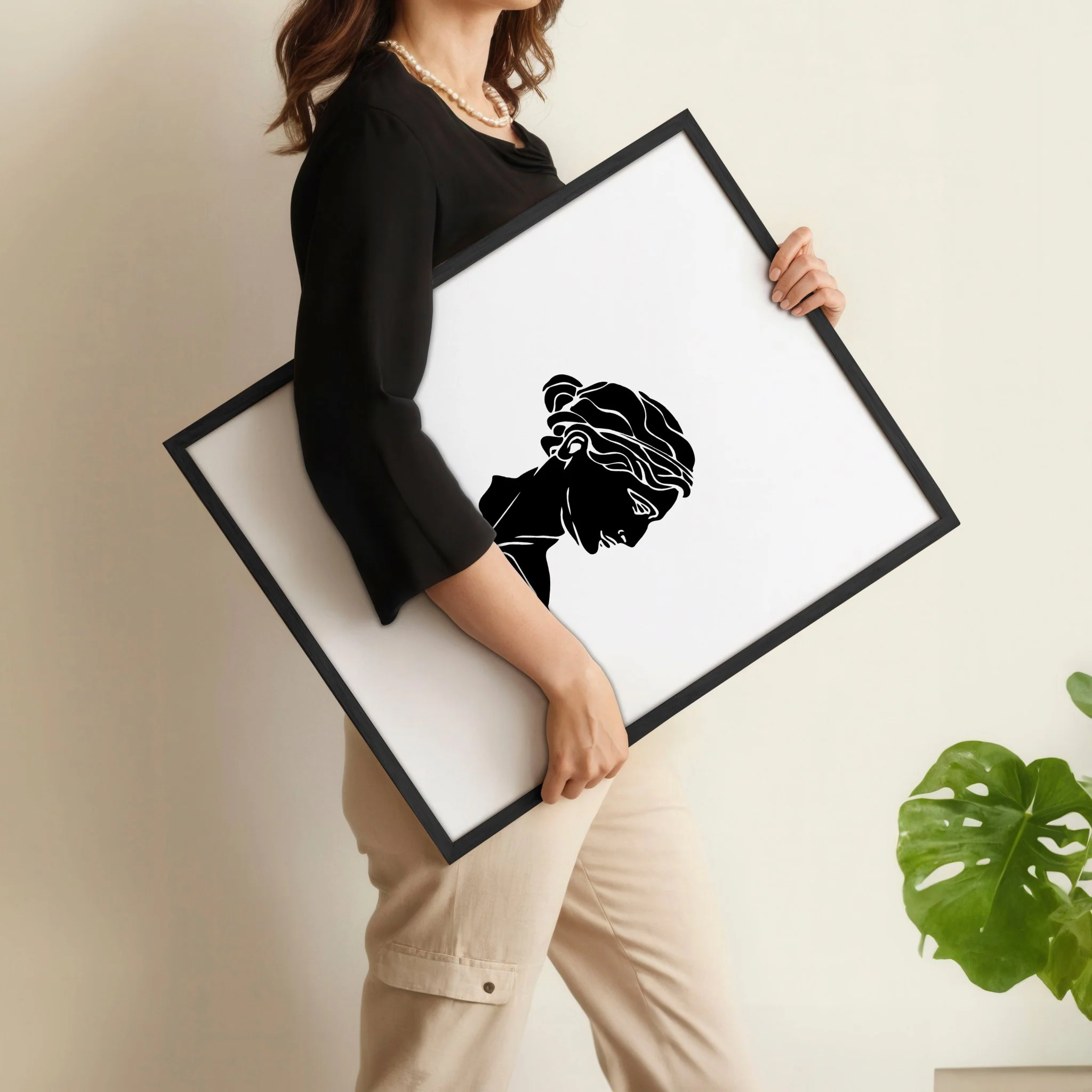 Minimalist Decor Bedroom | Set of 3 Sculpture Wall art Prints - Image 7