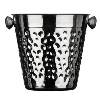 Mixology Hammered Effect Stainless Steel Ice Bucket - Image 5