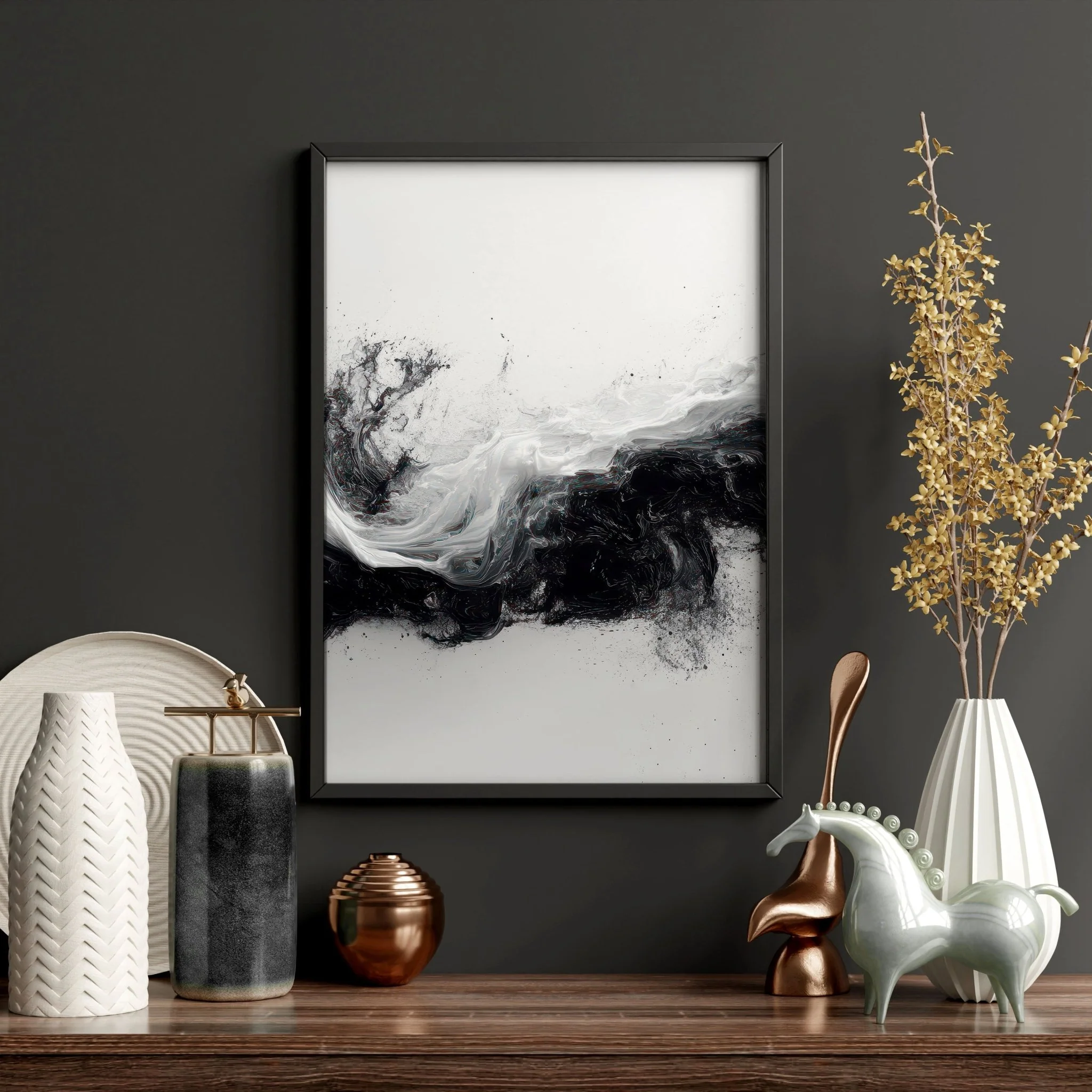 Modern Wall Art For Living Room | Set of 3 Asian Inspired Wall art Prints - Image 15