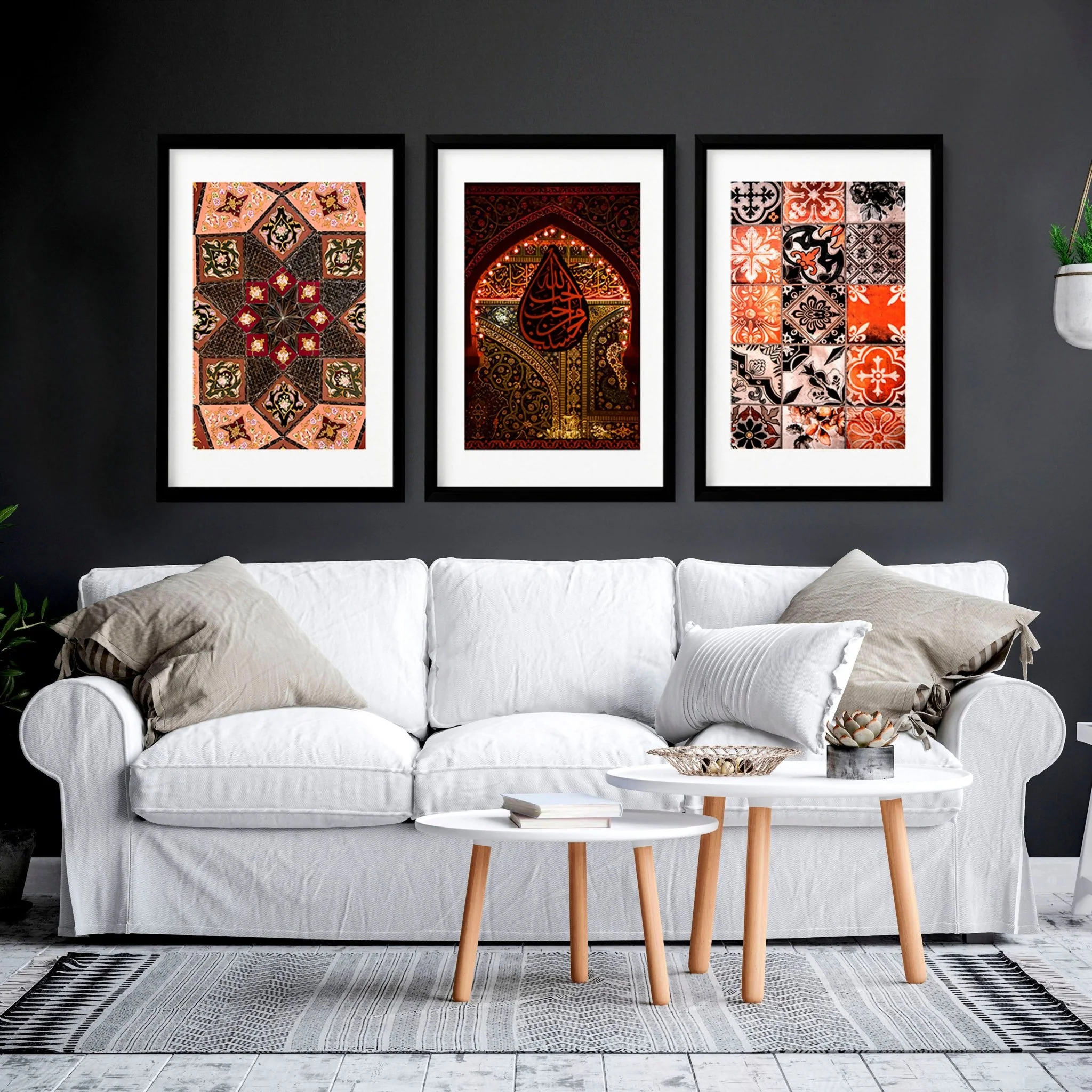 Morocco prints | Set of 3 living room wall art - Image 2