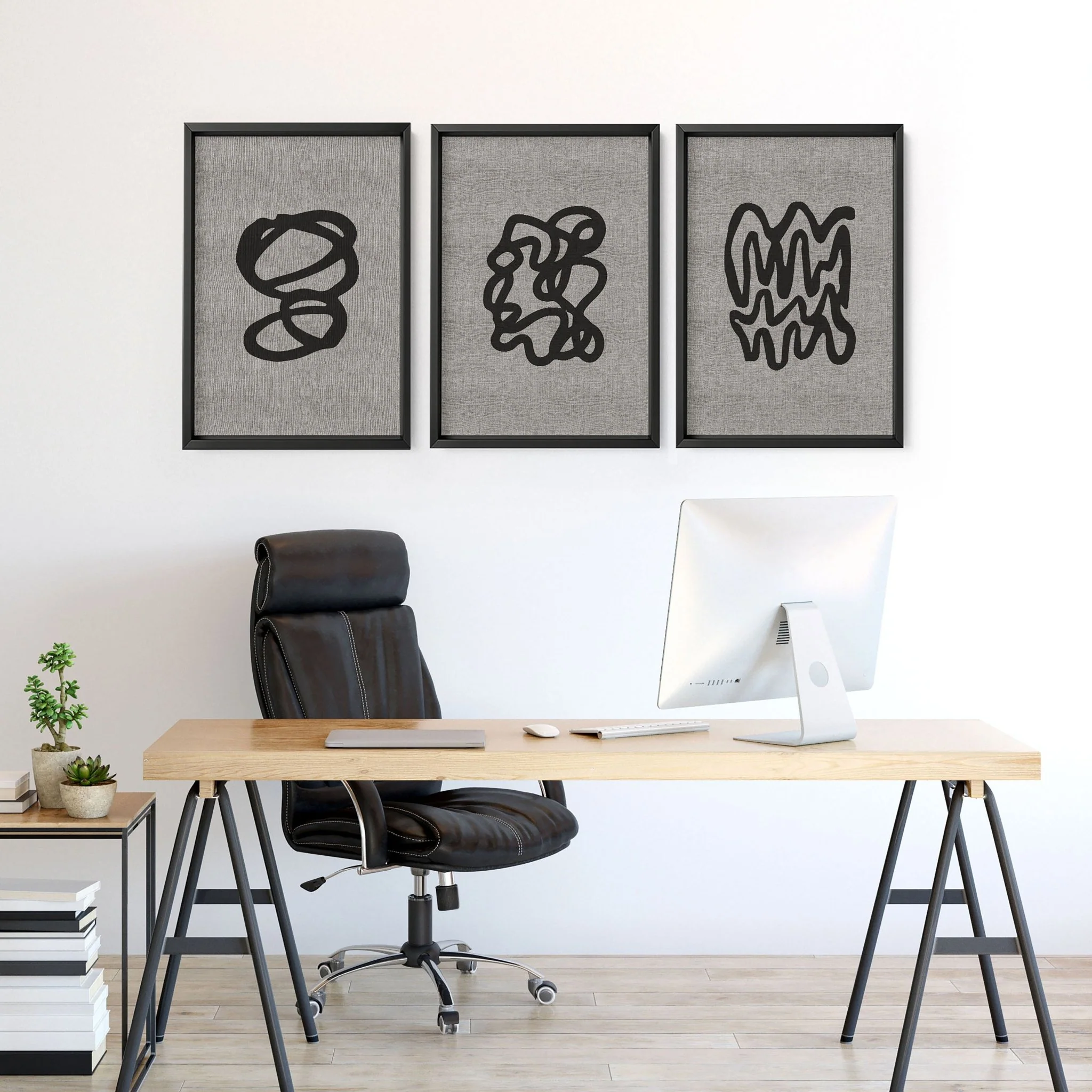 Office Home Decor Ideas | Set of 3 wall art prints - Image 4