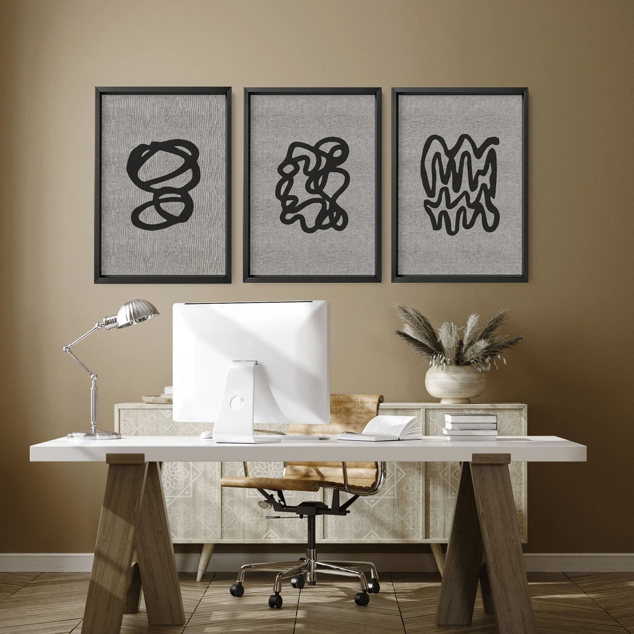 Office Home Decor Ideas | Set of 3 wall art prints - Image 5