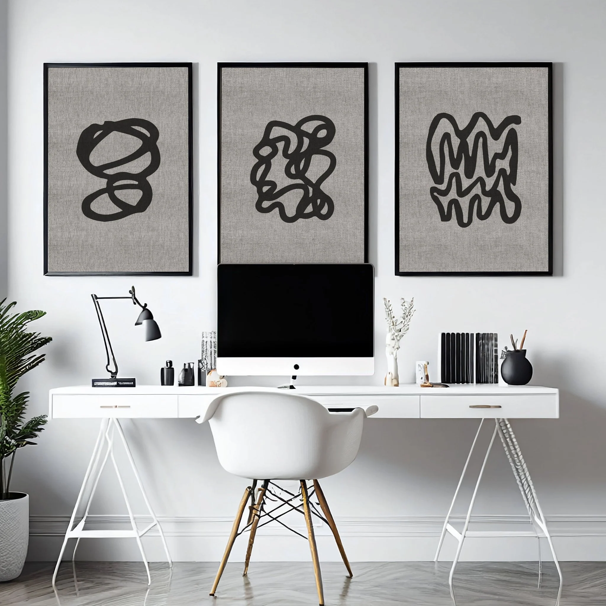 Office Home Decor Ideas | Set of 3 wall art prints - Image 7