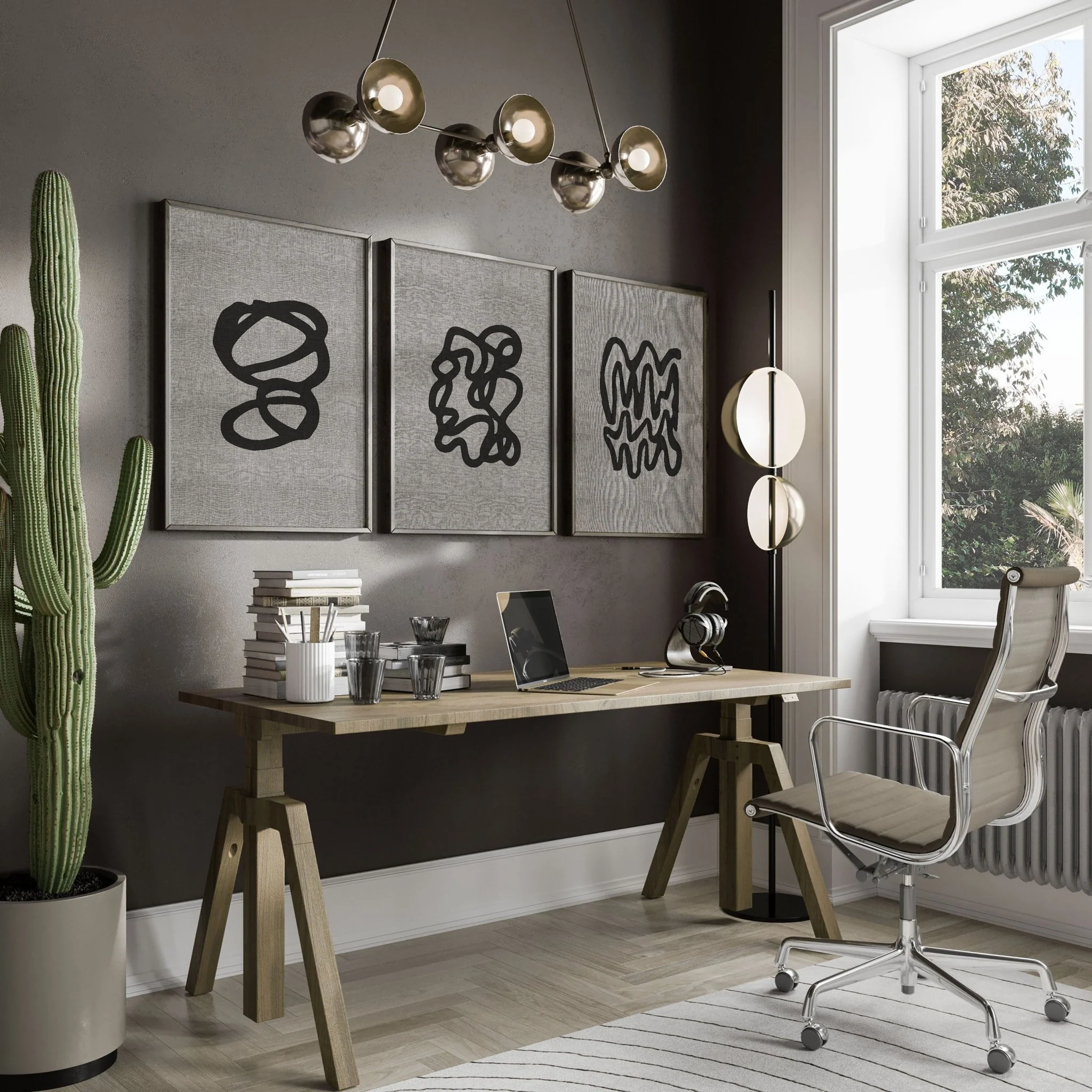 Office Home Decor Ideas | Set of 3 wall art prints - Image 8